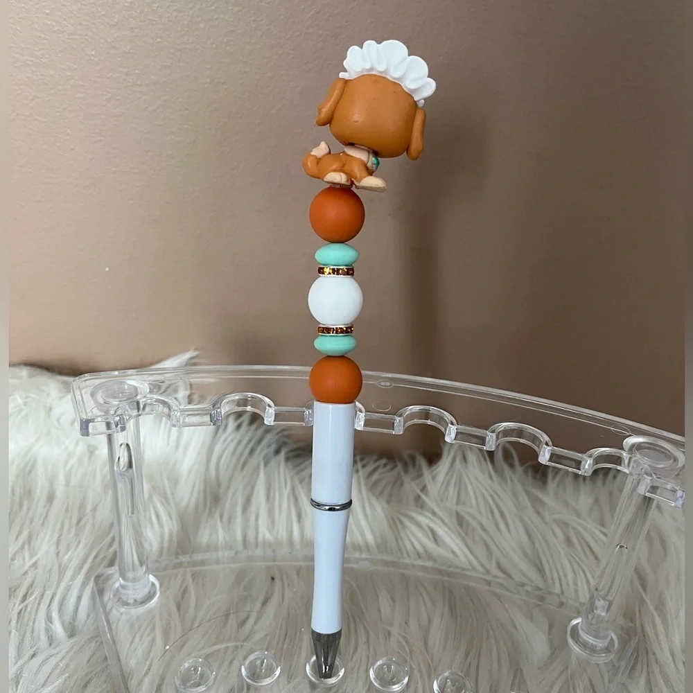 {Disney} Doorables Beadable Homemade Character Pen with Nana Dog from Peter Pan
